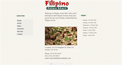 Desktop Screenshot of filipinoasianmart.com
